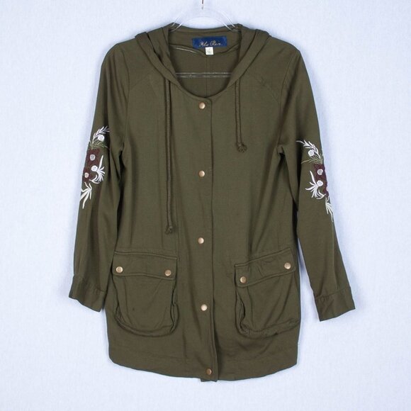 Blue Rain Green Military Utility Jacket Size Small - Picture 1 of 9